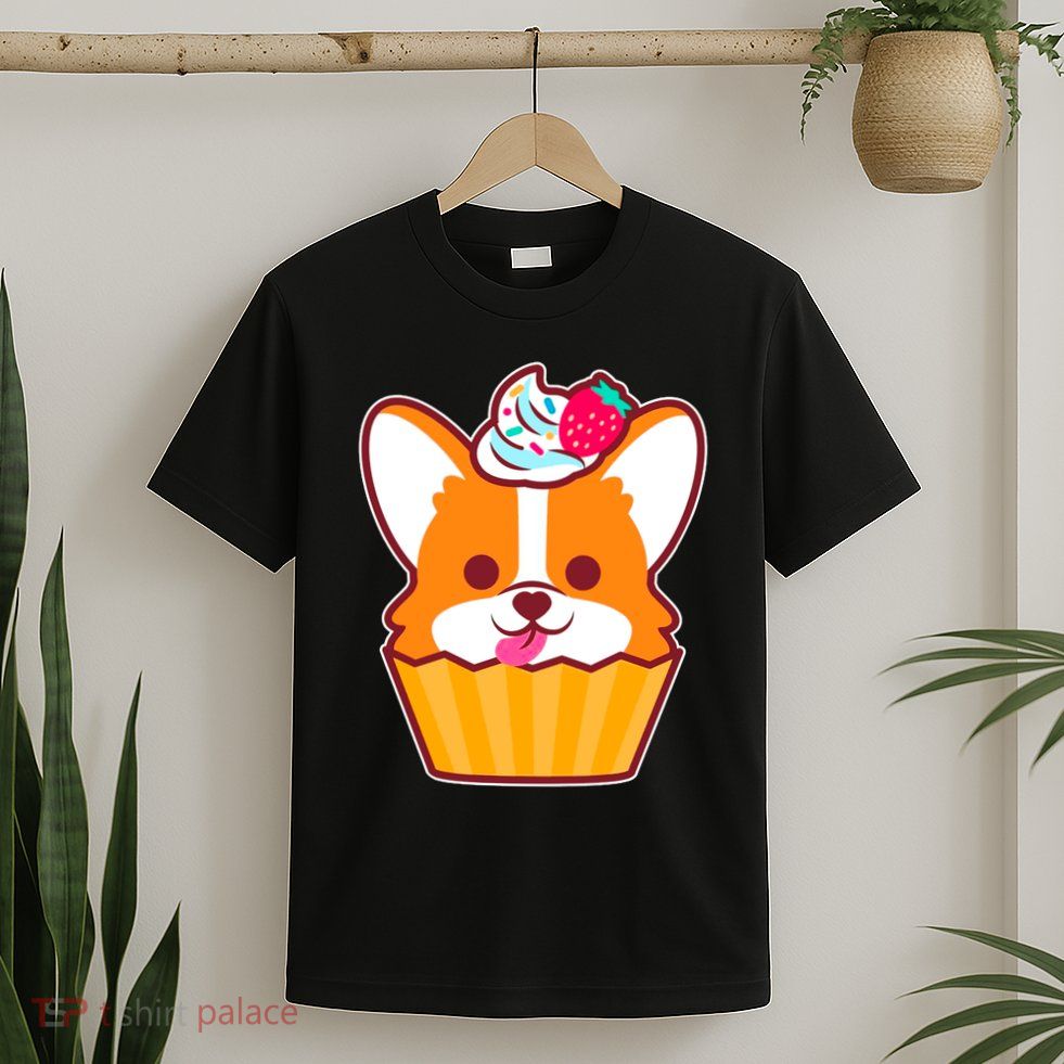 Corgi Cupcake Kawii T-Shirt
