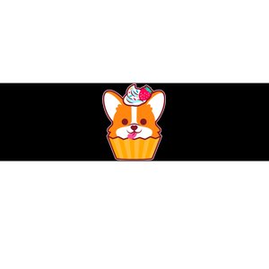 Corgi Cupcake Kawii Bumper Sticker