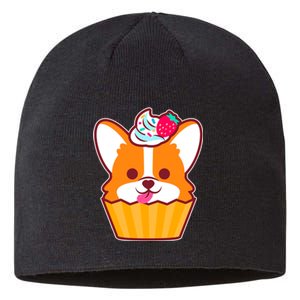 Corgi Cupcake Kawii Sustainable Beanie