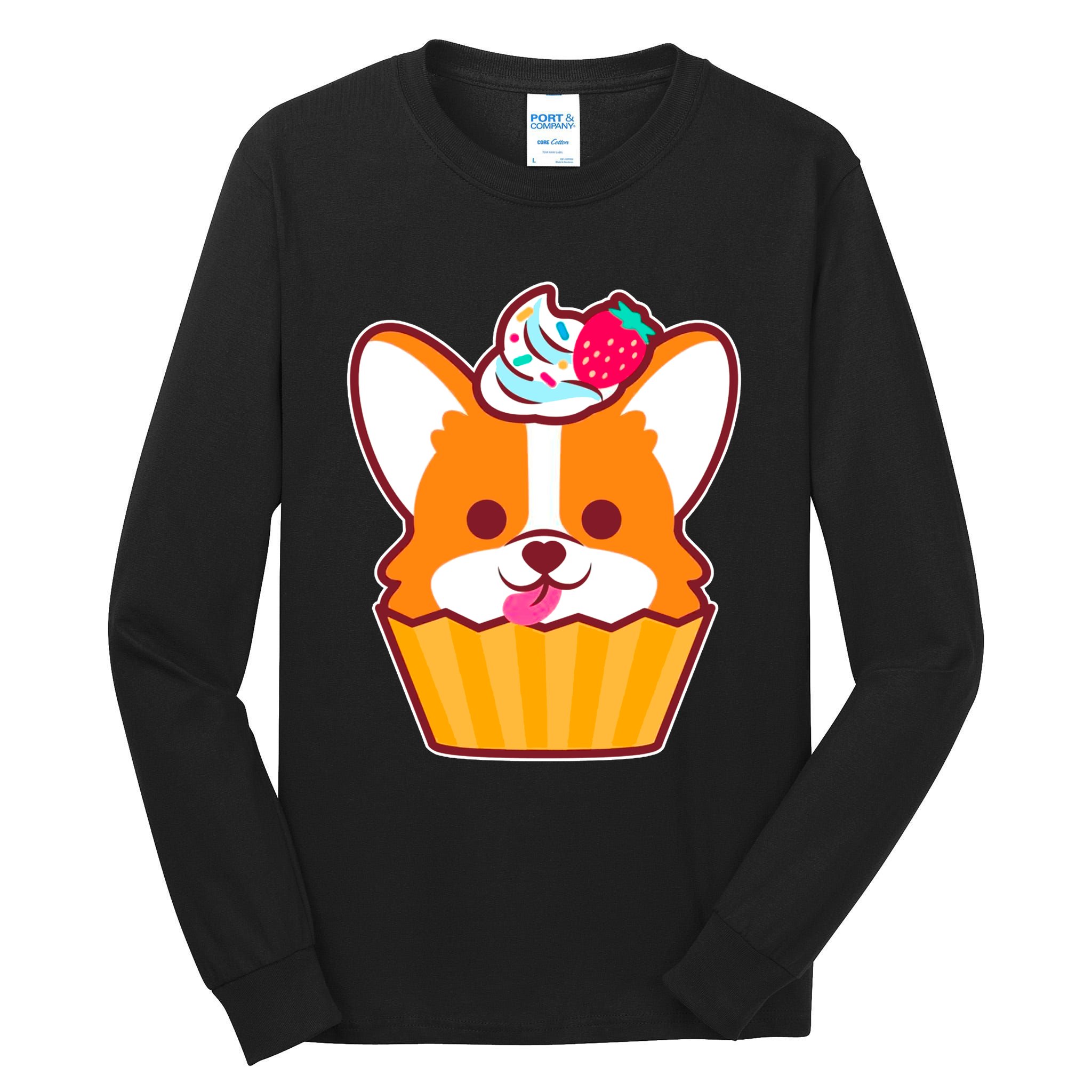 Corgi Cupcake Kawii Tall Long Sleeve T-Shirt