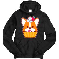 Corgi Cupcake Kawii Tie Dye Hoodie