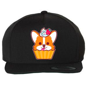 Corgi Cupcake Kawii Wool Snapback Cap