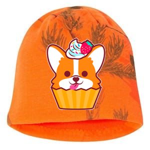 Corgi Cupcake Kawii Kati - Camo Knit Beanie