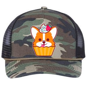 Corgi Cupcake Kawii Retro Rope Trucker Hat Cap