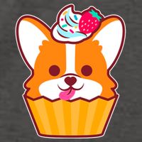 Corgi Cupcake Kawii Vector Backpack