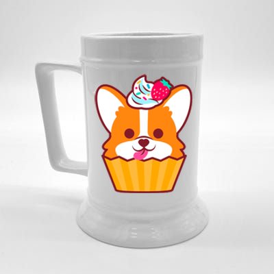 Corgi Cupcake Kawii Beer Stein