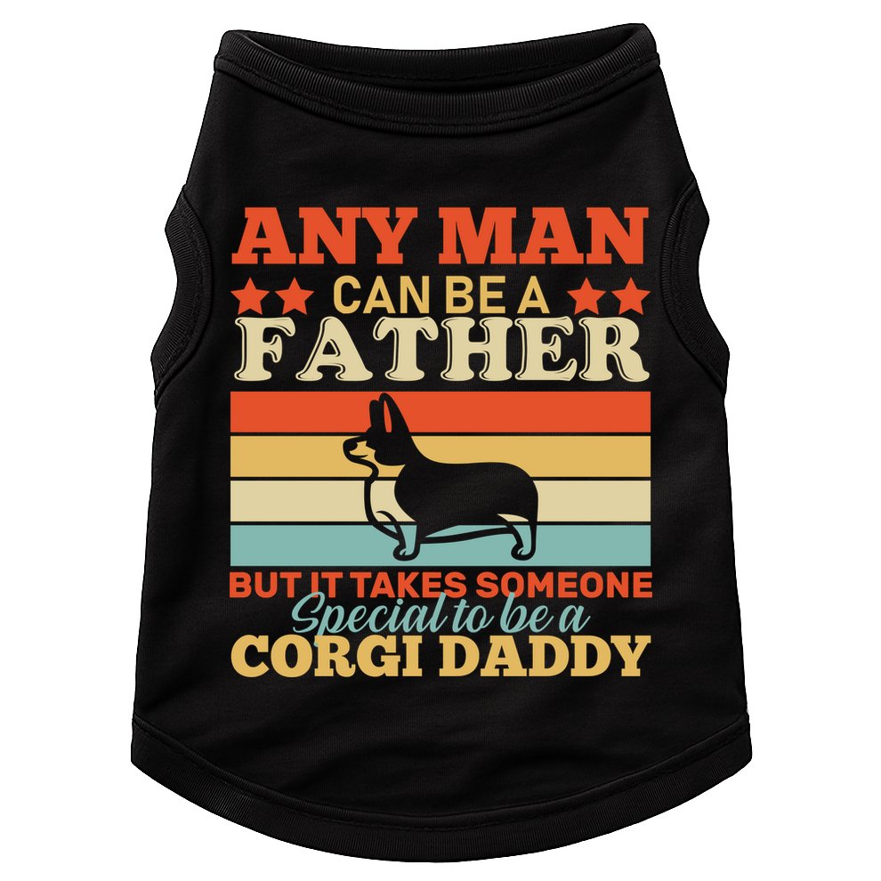 Corgi Father Doggie Tank