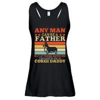 Corgi Father Ladies Essential Flowy Tank