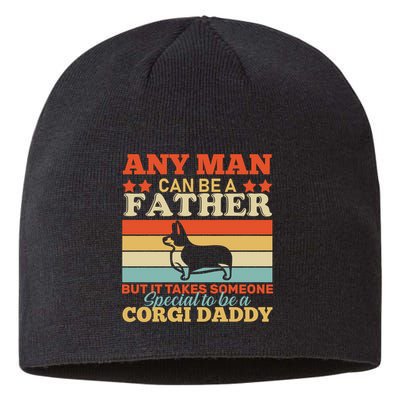 Corgi Father Sustainable Beanie