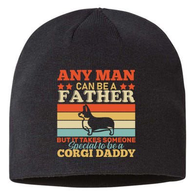 Corgi Father Sustainable Beanie