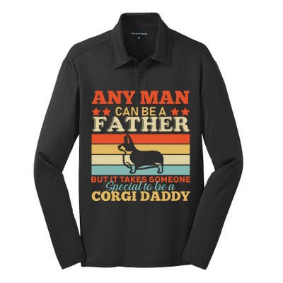 Corgi Father Silk Touch Performance Long Sleeve Polo