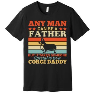 Corgi Father Premium T-Shirt