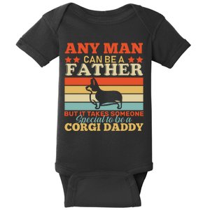 Corgi Father Baby Bodysuit