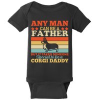 Corgi Father Baby Bodysuit