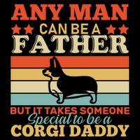 Corgi Father Baby Bodysuit