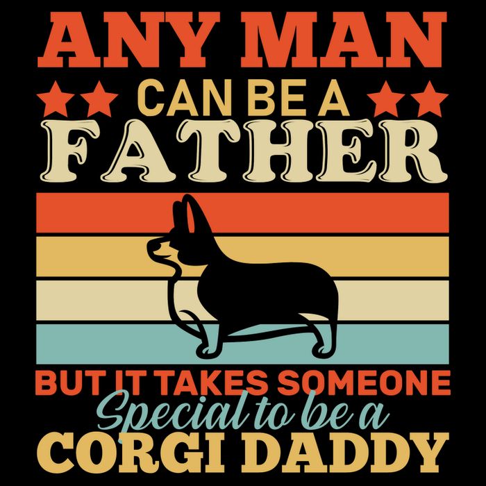 Corgi Father Baby Bodysuit