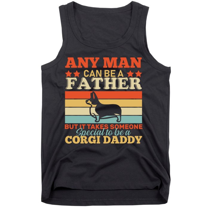 Corgi Father Tank Top