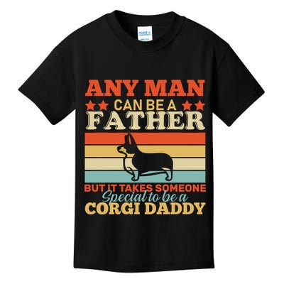 Corgi Father Kids T-Shirt
