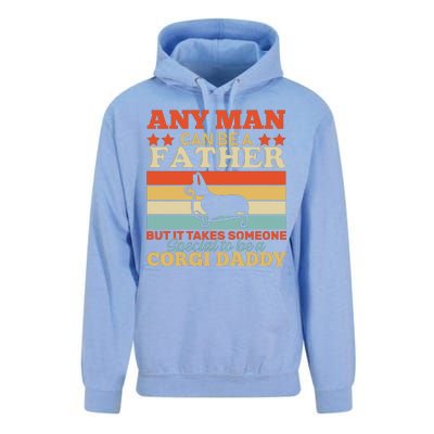 Corgi Father Unisex Surf Hoodie