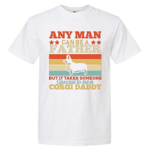 Corgi Father Garment-Dyed Heavyweight T-Shirt