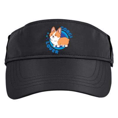 Corgi Lover Adult Drive Performance Visor