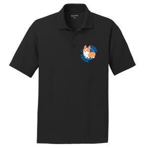 Corgi Lover PosiCharge RacerMesh Polo