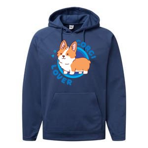 Corgi Lover Performance Fleece Hoodie