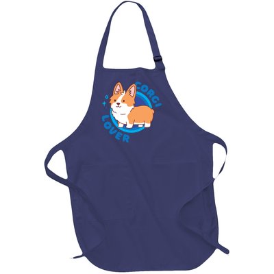 Corgi Lover Full-Length Apron With Pockets