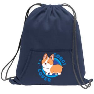 Corgi Lover Sweatshirt Cinch Pack Bag