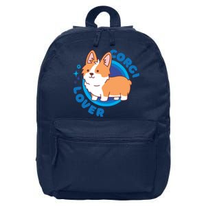 Corgi Lover 16 in Basic Backpack