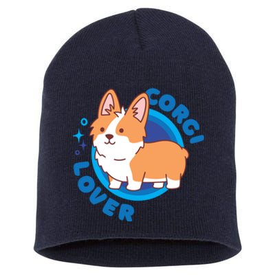 Corgi Lover Short Acrylic Beanie