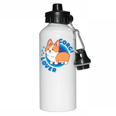 Corgi Lover Aluminum Water Bottle