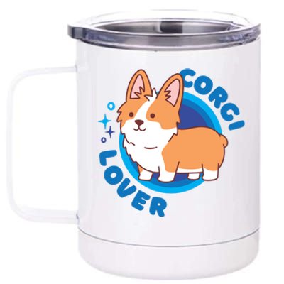 Corgi Lover 12 oz Stainless Steel Tumbler Cup