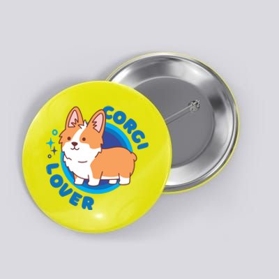 Corgi Lover Button