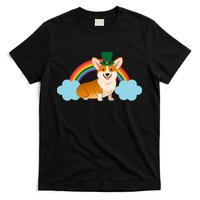 Corgi St. Patrick's Day Rainbow T-Shirt