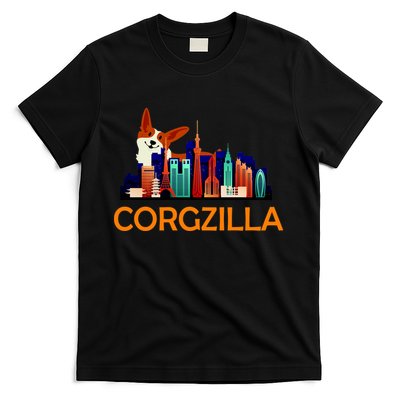 Corgzilla Funny Corgi Dog T-Shirt