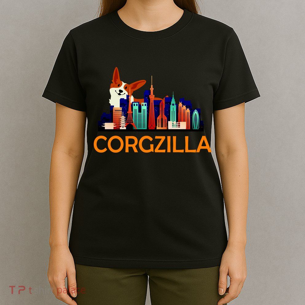 Corgzilla Funny Corgi Dog T-Shirt