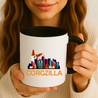 Corgzilla Funny Corgi Dog Mug