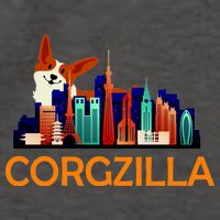 Corgzilla Funny Corgi Dog Vector Backpack