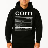 Corn Nutritional Facts Funny Thanksgiving Hoodie
