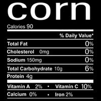 Corn Nutritional Facts Funny Thanksgiving Hoodie