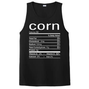 Corn Nutritional Facts Funny Thanksgiving PosiCharge Competitor Tank