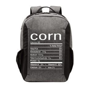 Corn Nutritional Facts Funny Thanksgiving Vector Backpack