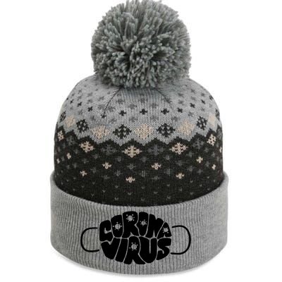 Corona Virus Face Mask The Baniff Cuffed Pom Beanie