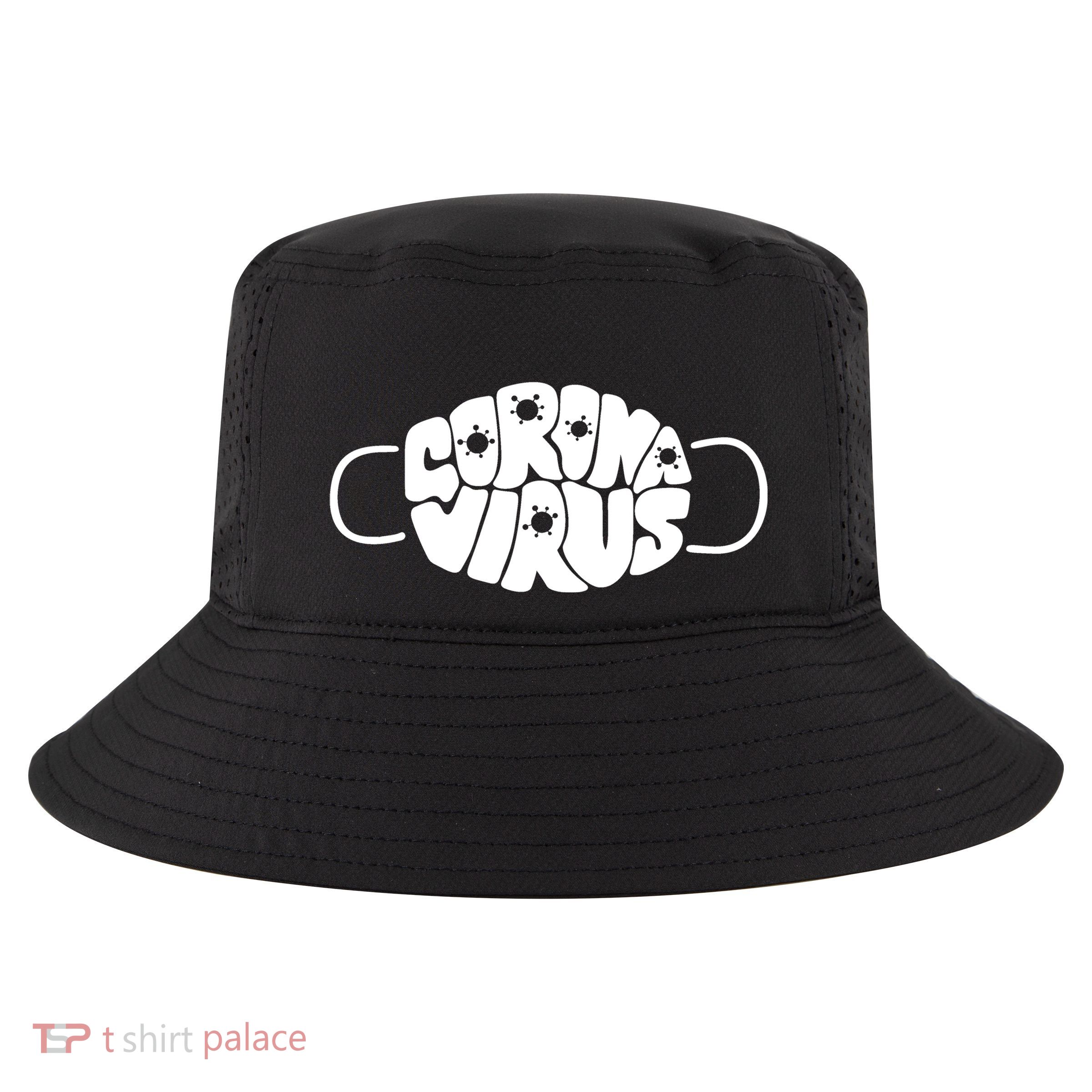 Corona Virus Face Mask Cool Comfort Performance Bucket Hat