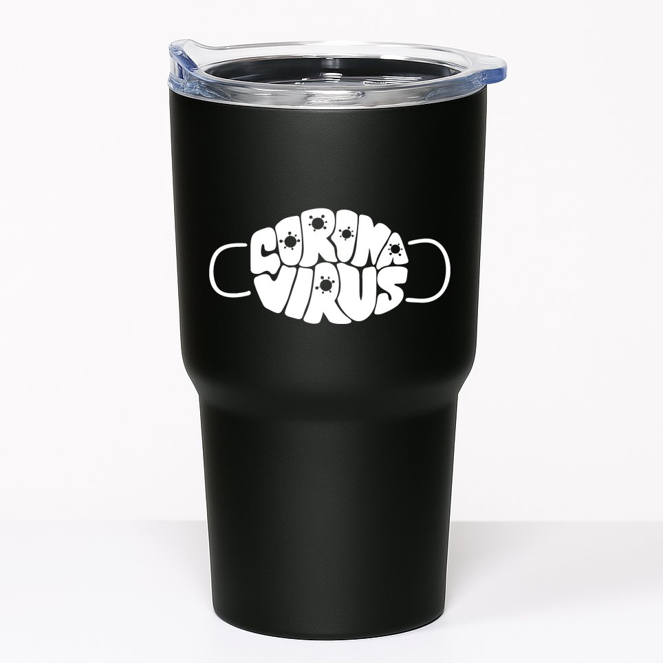 Corona Virus Face Mask Tumbler