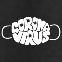 Corona Virus Face Mask Golf Towel