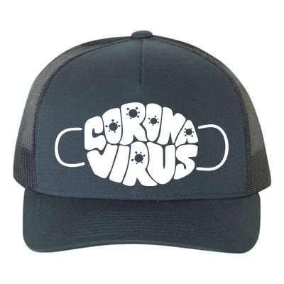 Corona Virus Face Mask Yupoong Adult 5-Panel Trucker Hat