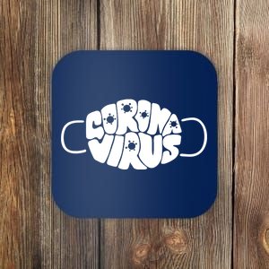 Corona Virus Face Mask Coaster