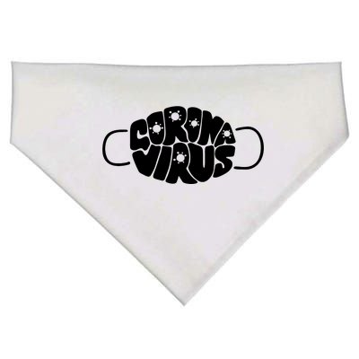 Corona Virus Face Mask USA-Made Doggie Bandana